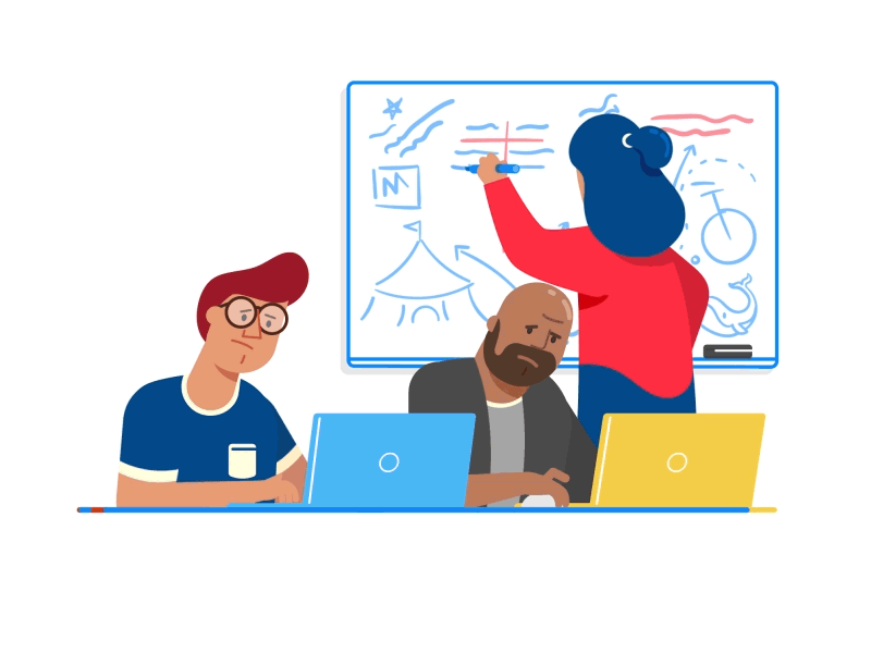 bm three people moving